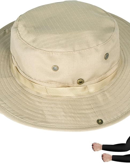 Sun Hats for Men Women Boonie Hat UPF 50+ Bucket Hat Wide Brim UV Protection Fishing Hiking Safari Outdoor Hats