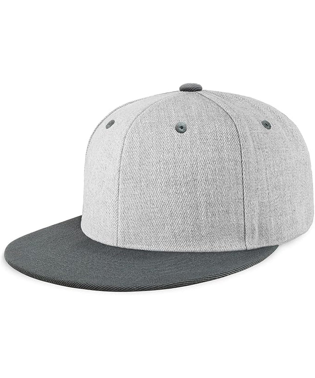 CHOK.LIDS Flat Bill Visor Classic Snapback Hat Blank Adjustable Brim High Top End Trendy Color Style Plain Tone Baseball Cap