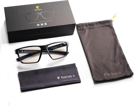 Horus X • Blue Light Glasses Men Women | Blue Light Blocking Glasses for Screen Anti-Fatigue Eye Migraine | Gaming Glasses V3