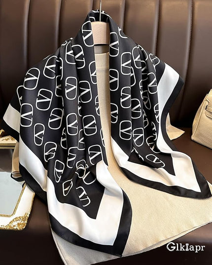 Satin Bandana Headscarf for Women Silky Hair Scarves for Fashion Lightweight