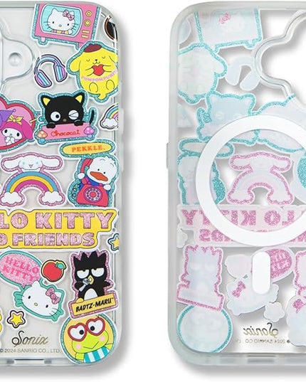 Sonix x Sanrio Case for iPhone 17 | Compatible with MagSafe | 10ft Drop Tested | Hello Kitty and Friends Stickers
