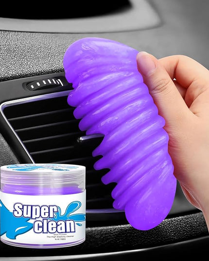 Car Cleaning Gel Car Cleaning Putty Car Putty Car Interior Cleaner Car Slime Car Detailing Kit Car Accessories Gifts for Men Women Stocking Stuffers Purple