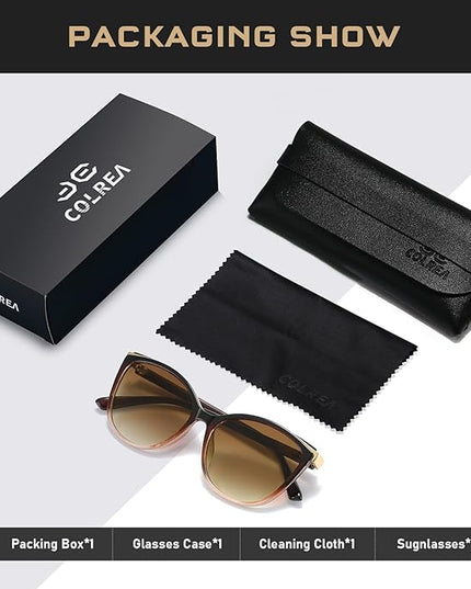 Trendy Cat Eye Sunglasses for Women Fashion Cateye UV400 Protection Glasses CL22017