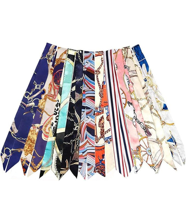 kcctoo 2/6/10Pack Scarf Bags for Women Handbag Scarfs Band Hair Neck Scarves Fashion Gifts