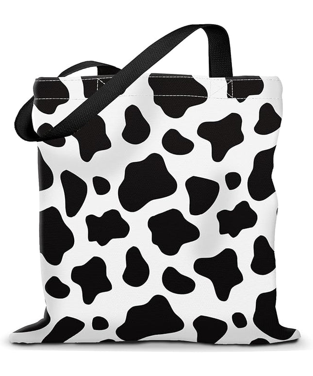 Canvas Tote Bag for Women，Cute Heavy-Duty Shoulder Bag with Zipper Pocket -Travel Tote for Grocery, Gym,Shopping