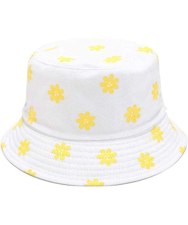 Mashiaoyi Unisex Print Double-Side-Wear Reversible Bucket Hat