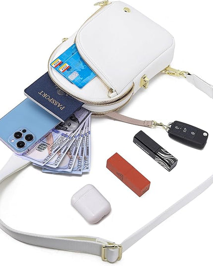 INICAT RFID Blocking Sling Bag Anti Theft Crossbody Bags Women Valentine's Day Gifts Travel Purses Vegan Leather