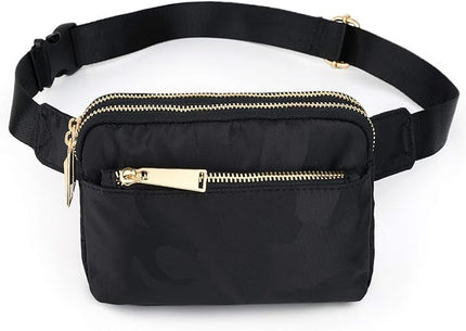 UTO Fanny Pack for Women Crossbody Trendy Fashion Belt Purse Chest Waist Hip Bumbag for Outdoor Shopping Travel Hiking