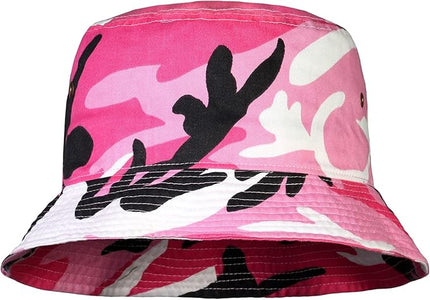 Falari Men Women Unisex Cotton Bucket Hat 100% Cotton Packable for Travel Fishing Hunting Summer Camp