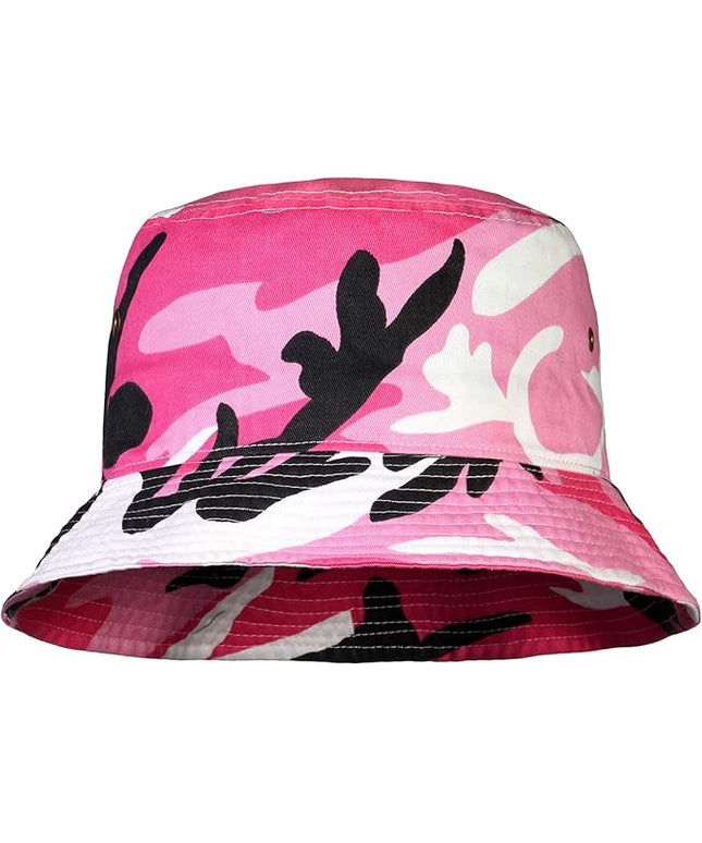 Falari Men Women Unisex Cotton Bucket Hat 100% Cotton Packable for Travel Fishing Hunting Summer Camp