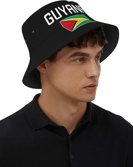 Funny Flag Bucket Hat for Men Women, Fisherman Hats Packable Fashion Sun Cap for Travel Outdoor Beach Boys Girls