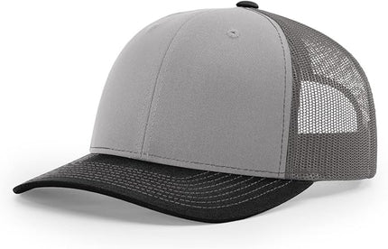 Richardson 112 Trucker Hat - Premium Adjustable Snapback Hat - Structured Six Panel Richardson Blank Caps