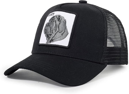 Classic Unisex Various Animal Series Embroidery Farm Adjustable Mesh Snapback Trucker Hat