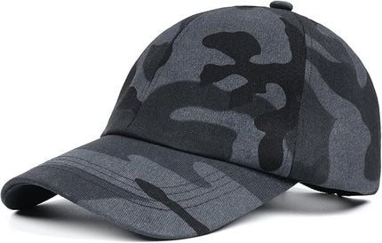 Zylioo XL XXL Oversize Baseball Cap, 100% Cotton Adjustable Dad Hat for Big Heads 23.5"-25.5", Soft Crown Large Size Cap