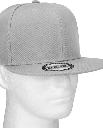 Classic Snapback Hat Cap Hip Hop Style Flat Bill Blank Solid Color Adjustable Size