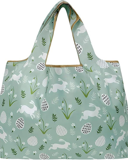 allydrew Large Foldable Tote Nylon Reusable Grocery Bags