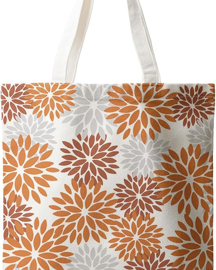 Horaldaily Canvas Tote Bag,Reusable Shoulder Tote Bag for Women Lady Casual Vacation, Shopping, Work, Gym