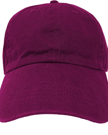 Glory Max 100% Cotton Baseball Cap Classic Plain Low Profile Golf Dad Hat Buckle Adjustable