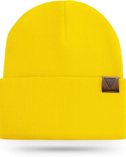 Urban Effort Beanie for Men Women – Warm Acrylic Unisex Knit Winter Hats for Men, Soft Stretch Fit, Classic Streetwear Style