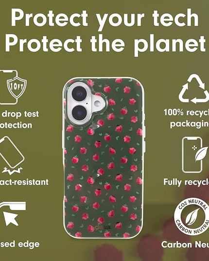 Sonix Case for iPhone 16 Plus | Compatible with MagSafe | 10ft Drop Tested | Raspberry Delight