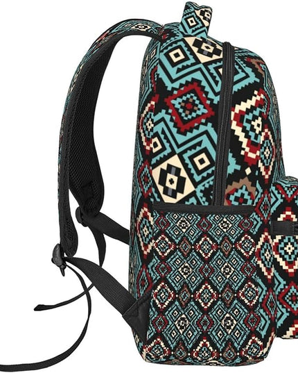 Native American Backpack for Men Women,Casual Travel Hiking Camping Backpacks Lightweight Bookbag