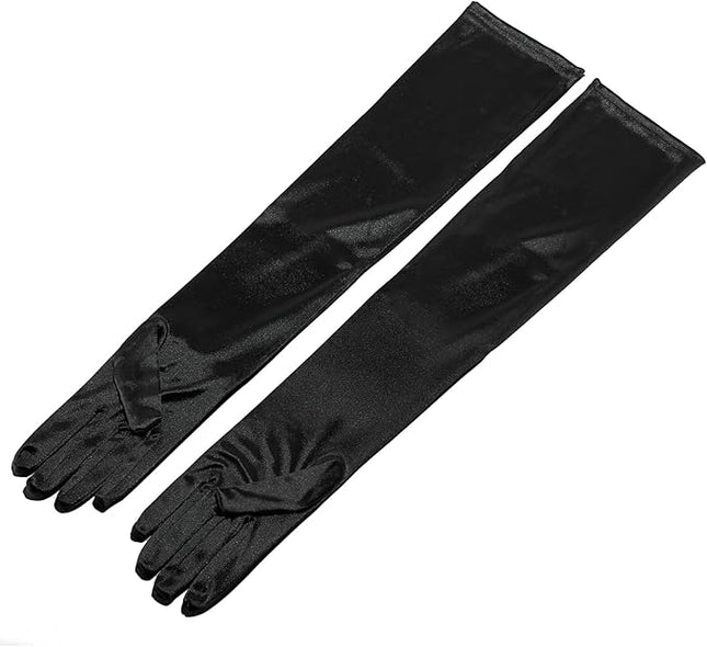 Long Opera Gloves for Women 1920s Length Gloves Costume Accessories, Vintage Bridal Party Gloves