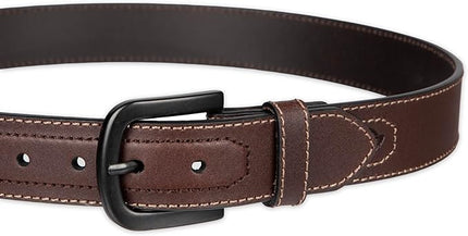Dickies mens Industrial Strength Leather Belt – Workwear, Durable, Reinforced, Heavyweight