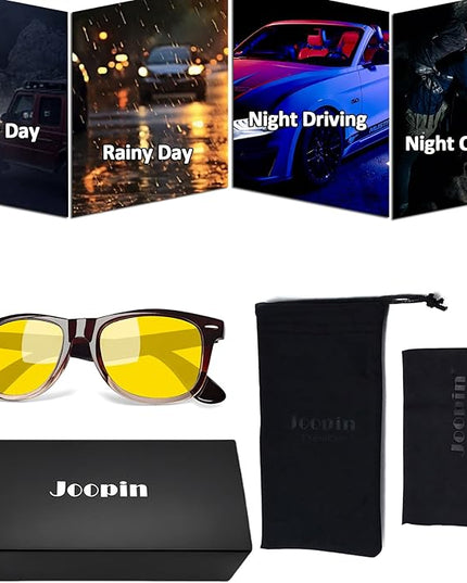 Joopin Square Sunglasses Polarized UV Protection Trendy Designer Sun Glasses Men Women