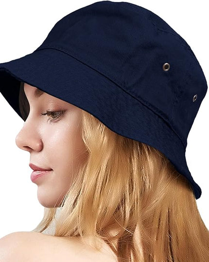 Unisex Bucket Small Brim Summer Beach UV Protective Packable Travel Hat