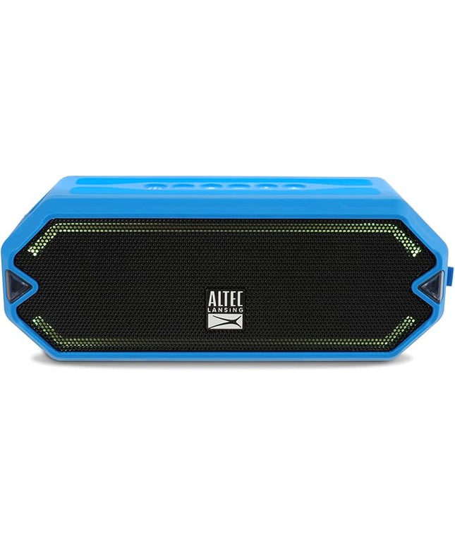 Altec Lansing - HydraJolt Wireless Bluetooth Speaker, Waterproof Portable Speakers with Built in Phone Charger and Lights, Everything Proof Outdoor, Shockproof, Snowproof, 16 Hours Playtime