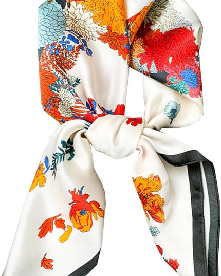 Neck Scarf For Womens Silky Head Scarves Hair Bandanas Square Scarf Fashion Accessories lightweight