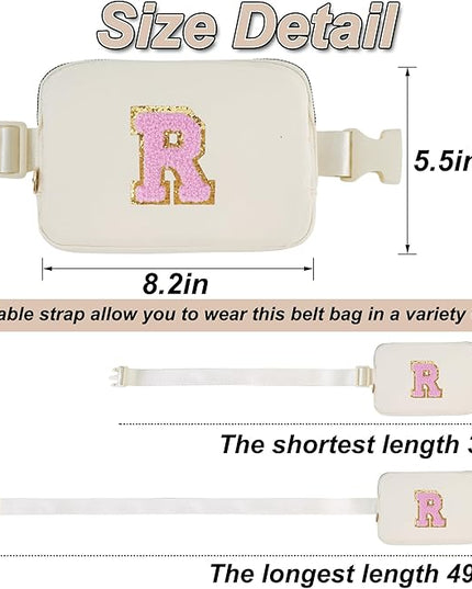 Uygafly Personalized Anniversary Wife's Birthday Gifts,Mothers Day Gifts for Women Wife,Wife Gifts from Husband,Cool Birthday Gifts for Wife,Belt Bag Waist Packs for Women Girls | Cream,R