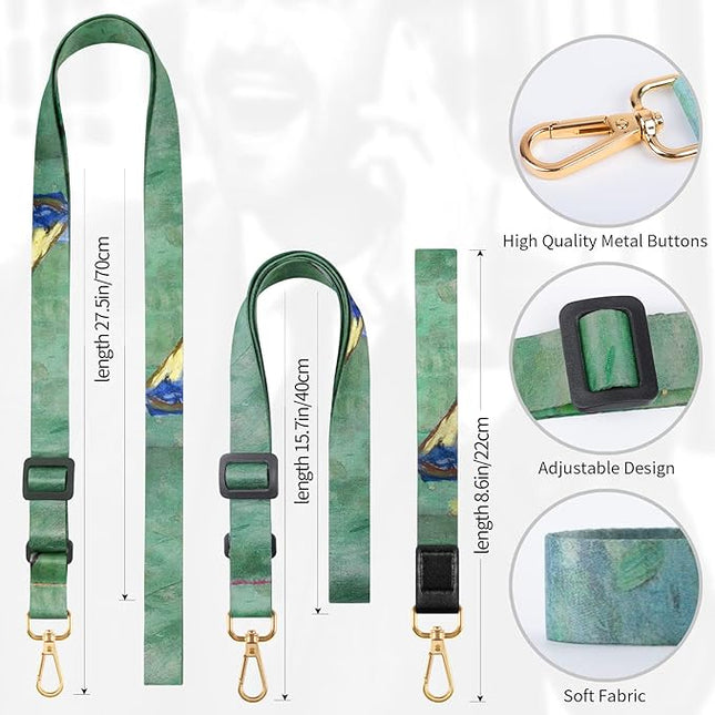 Phone Lanyards, Wrist Lanyards for Keys, Adjustable Shoulder Neck Strap,Universal Crossbody Cell Phone Lanyard for ID Badges,Card Holder, Car Key, and Most Smartphones (Sailboat)