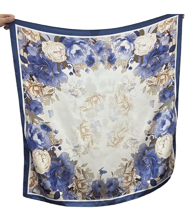 Headscarf Large Square Scarf 35" Fashion Scarves Silk Feeling Hair Wrapping Scarfs Hairscarf BA16