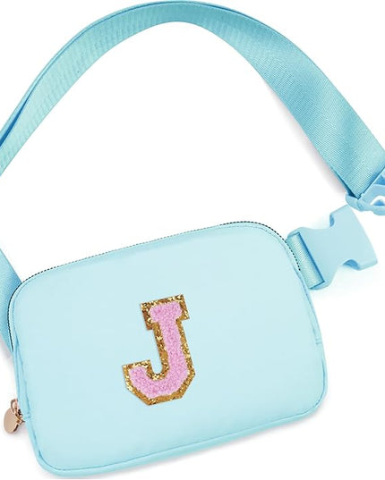 Uygafly Birthday Gifts for 6 7 8 9 10 11 12 13 Year Old Girls,Belt Bag for Women Girls Fanny Pack Crossbody Bags for Kids,Fashion Waist Packs Cute Teen Trendy Stuff Travel Essentials | Blue,J