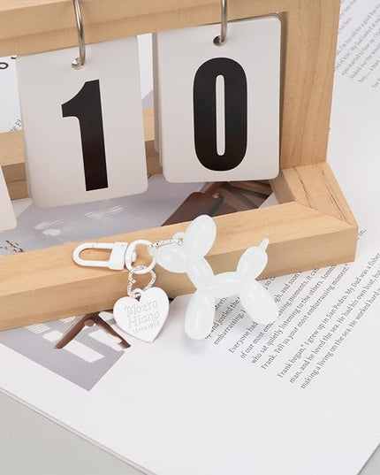 Balloon Dog Keychain Cute Bag Charm Handbag Purse Key Accessories