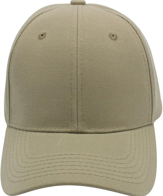 Top Level Baseball Cap Men Women - Classic Adjustable Plain Hat