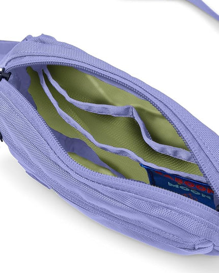 Baboon to the Moon Fanny Pack Mini 1.5L Compact Waist Bag Water Repellent Crossbody Belt Bag Lightweight Travel Everyday Bag for Men Women, Mystic Violet