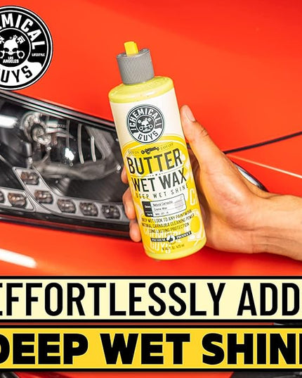 Chemical Guys Starter Car Care & Cleaning Kit, 7-Piece Detailing Car Wash Kit with 6 Premium 16 oz Care Chemicals and Accessories for Washing, Waxing, and Interior Cleaning