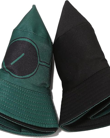Mashiaoyi Unisex Print Double-Side-Wear Reversible Bucket Hat
