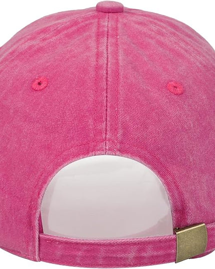 HH HOFNEN Men Women Washed Distressed Twill Cotton Baseball Cap Vintage Adjustable Dad Hat