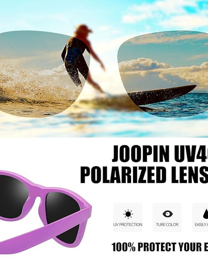 Joopin Square Sunglasses Polarized UV Protection Trendy Designer Sun Glasses Men Women