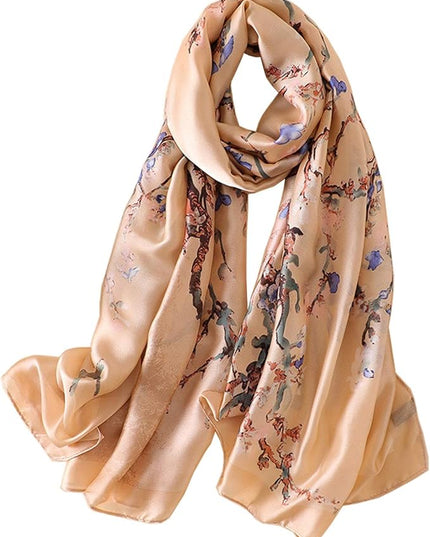Silk Scarf Mulberry Silk Fashion Scarves Long Lightweight Shawl Wrap …