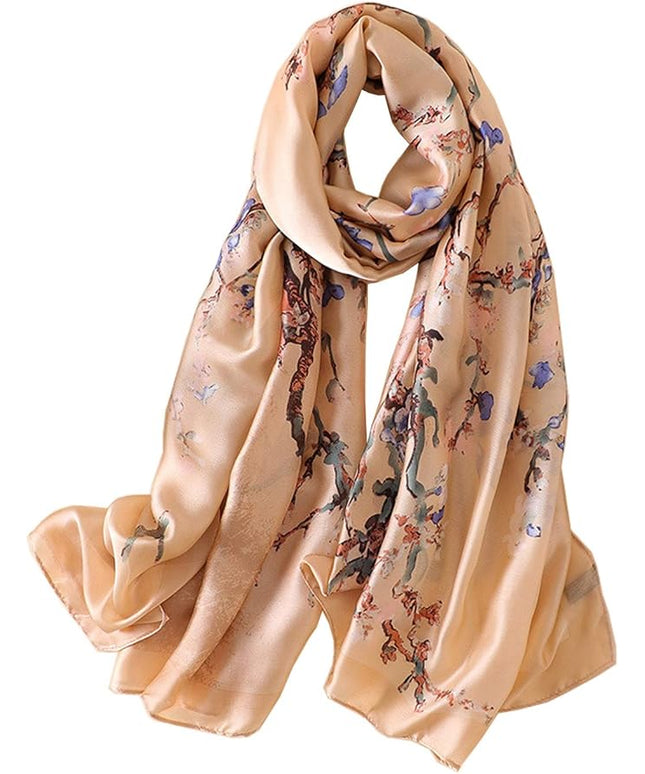 Silk Scarf Mulberry Silk Fashion Scarves Long Lightweight Shawl Wrap …