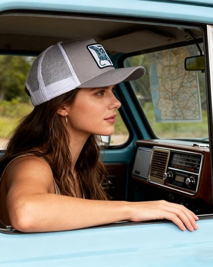 Classic Unisex Various Animal Series Embroidery Farm Adjustable Mesh Snapback Trucker Hat