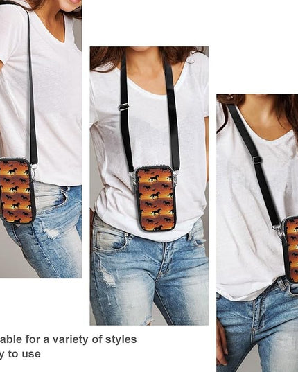 Small Crossbody Bags for Men, Cool Lightweight Sling Phone Pouch, Slim Cell Phone Purses