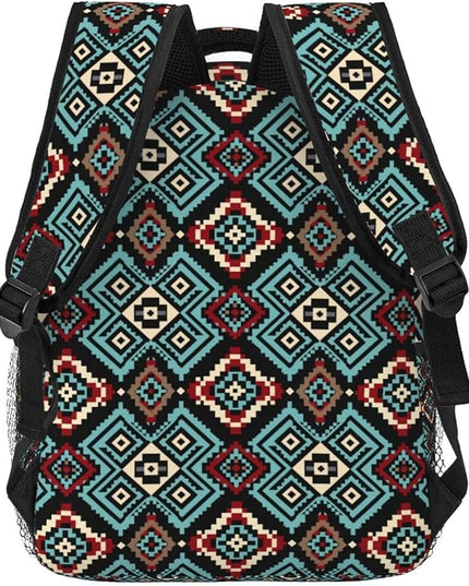 Native American Backpack for Men Women,Casual Travel Hiking Camping Backpacks Lightweight Bookbag