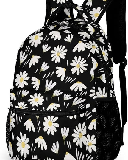 Fashion Cute Chamomile Backpack Lightweight Large Capacity Laptop Daybag for Travel Work