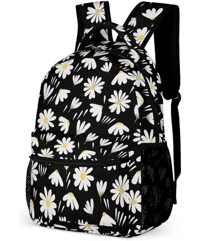 Fashion Cute Chamomile Backpack Lightweight Large Capacity Laptop Daybag for Travel Work