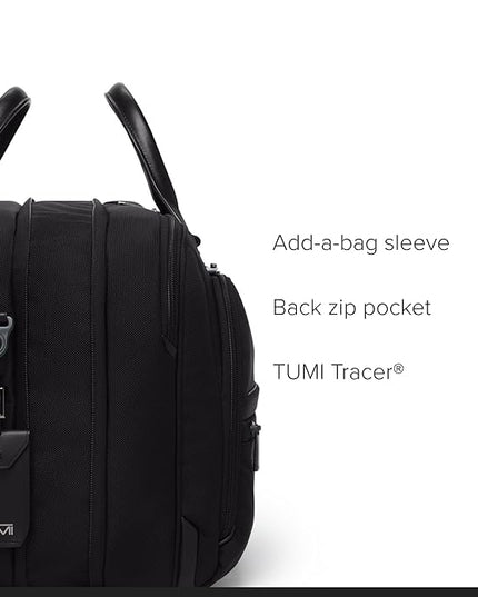 TUMI - Alpha Medium 15" Expansion Laptop Briefcase - Professional Briefcase for Commute or Travel - Padded Compartment Fits up to 15" Screen - Black